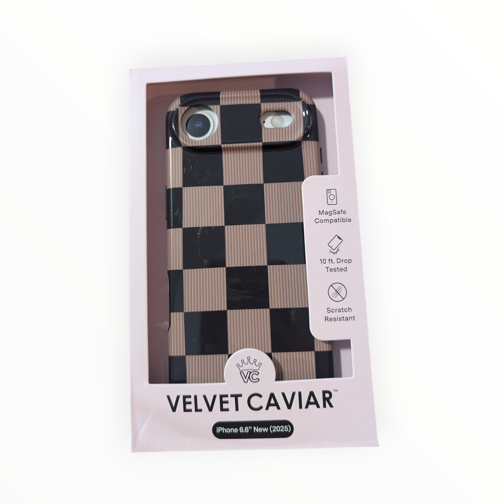 X2-U Velvet Caviar MagSafe Case for Apple iPhone Air Mocha‎ Checker Scuffing ⬇️